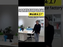 4人用オフィス デスク シンプルでモダンなパーティション 収納キャビネット サポート カスタマイズ