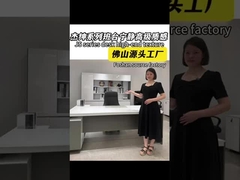 白く塗装された机 付属したキャビネット,上司の事務局,軽い豪華な単席オフィス