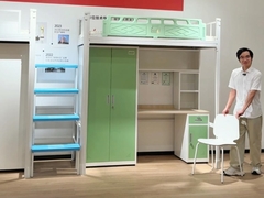 安定した 頑丈で,多角的で,高セキュリティの学生アパート ベッドテーブルの下に