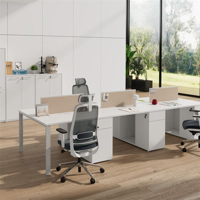 購入 モダンな4人用オフィスワークステーションテーブル online manufacture