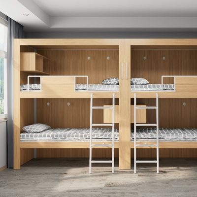 購入 4000 X 900 X 2400mm 木色 ファッション ベッド 青少年寮 サポート カスタマイズ online manufacture