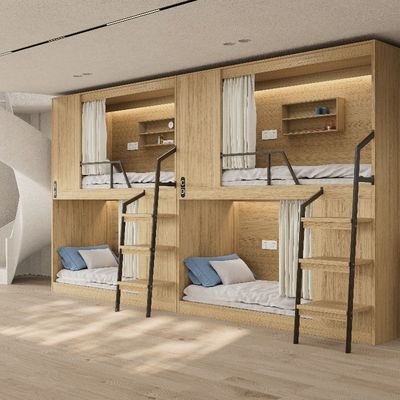 購入 パーソナライゼーション サポート 安全な 堅牢で安定した 二階建て ベッド 家具 すべてを取り巻く現代のアパート online manufacture