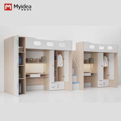 買う 実用的で耐久性, myideaから超安全なベッドのカスタマイズをサポートテーブルの下にある現代的な学生アパートベッド online manufacture