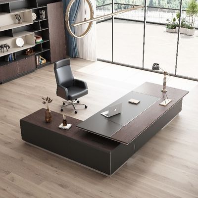購入 モダン 贅沢 大きい 木製 MDF デスク クラシック ボス オフィス デスク ワークステーション オフィス 家具 サポート カスタマイズ online manufacture