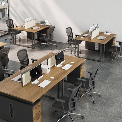 購入 2人用モジュール式オフィスデスク 調整可能な組み合わせ 拡張機能と3つの引き出し まだレビューはありません online manufacture