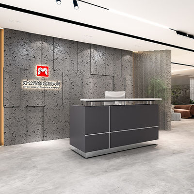購入 モダンミニマリスト 木製 レセプション デスク 暗いフロントパネル オフィス ホテル 会社 入口 ホスティング クライアント 病院 アプリケーション サポート カスタマイズ online manufacture