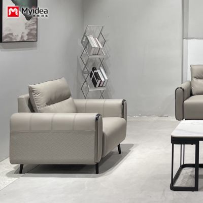 Modern Luxury New Leather Office Sofa Set Business Reception Company Furniture Boss School Hotel Office Sofa