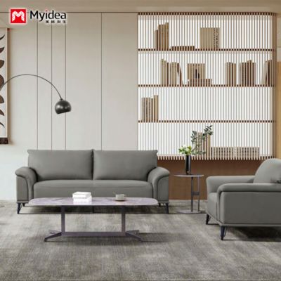 Office Sofa Modern Simple Business Reception, Negotiation and Reception Area, Small Office Sofa, Coffee Table Combination Set