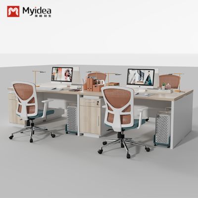 購入 新しい スタッフ オフィス デスク と 椅子 組み合わせ,シンプル と モダン, スタッフ デスク コンピュータ デスク 4/6/2, ダブル 4 人用 デスク online manufacture