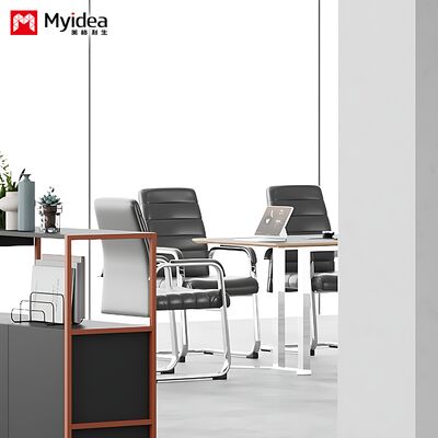 customization High-end fashion conference table: FENIX fingerprint-free fireproof board, steel frame design, plenty of skin touch