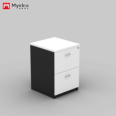 Customization Combination Lockable Fixed Cabinet for Office, Simple Desk Edge Low Cabinet with Drawers for Storing Items