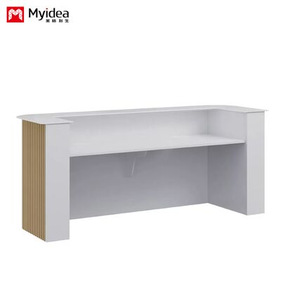 Grilled Front Desk, Cash Register, and the Reception Desk Can Be Customized